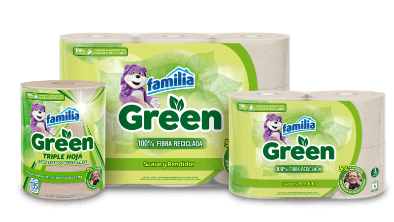Grupo Familia®, una compañía Essity® comprometida con el reciclaje