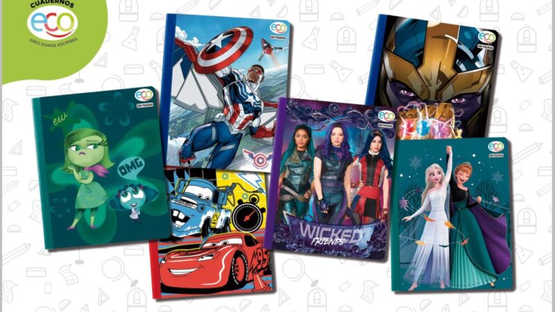 Cuadernos Eco exhibe portadas de películas del momento