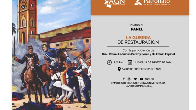 AGN invita al panel sobre La Guerra de la Restauración