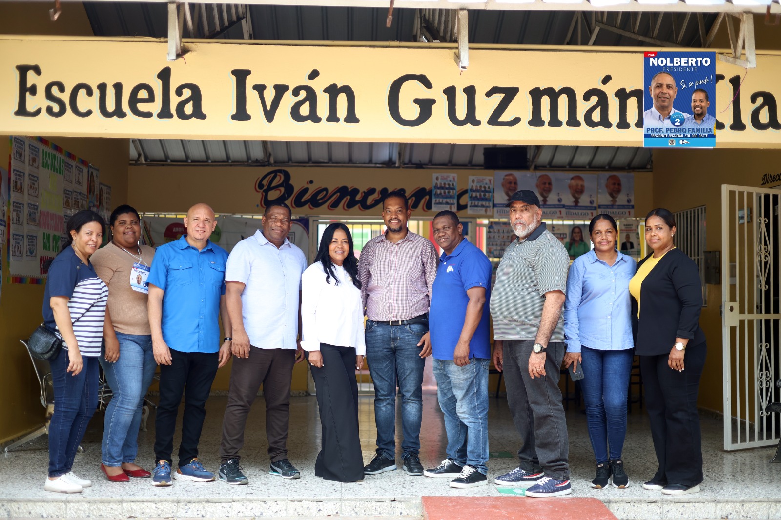 Scarlet Benzan realiza  recorrido por diferentes centros de votación en las elecciones ADP en SDO