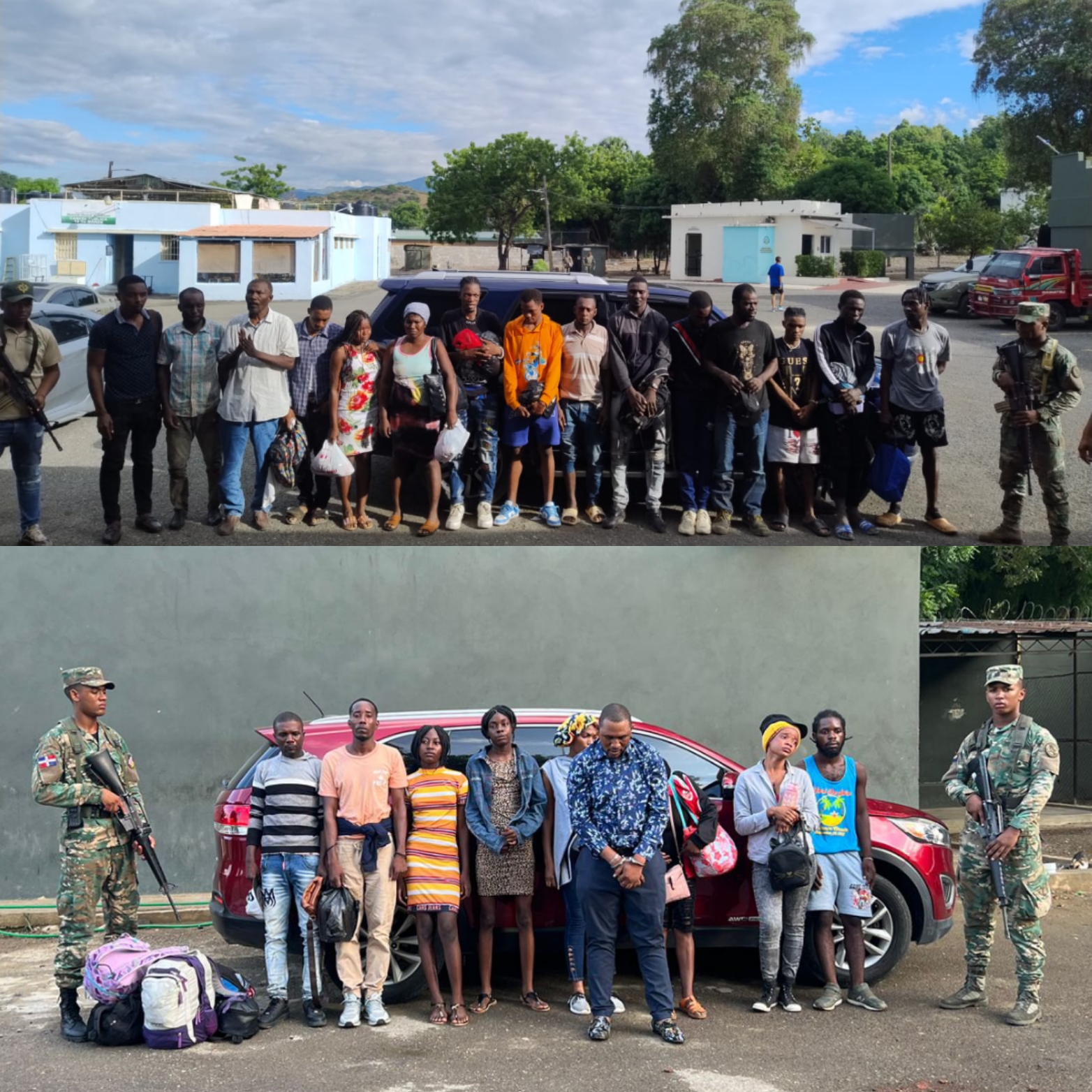 Ejército somete a la justicia a un dominicano y un haitiano que intentaron ingresar a RD a 23 indocumentados 