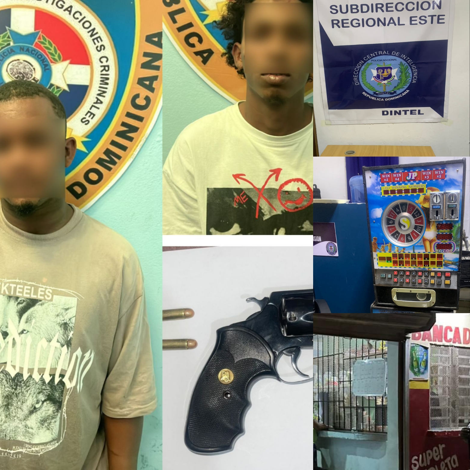 DINTEL incauta drogas y máquinas tragamonedas en operativo en La Romana y Villa Hermosa