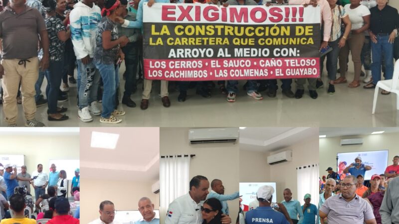 Comunitarios solicitan al Defensor del Pueblo acompañamiento para lograr construcción de carretera Nagua-Los Oréganos