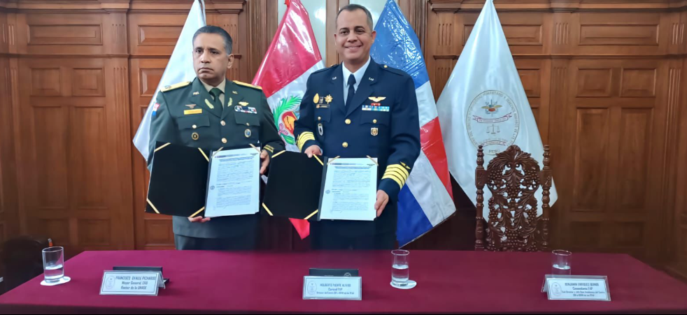 CDIH de Perú y la UNADE del MIDE firman convenio de cooperación interinstitucional para el fomento de los Derechos Humanos y Derecho Internacional Humanitario