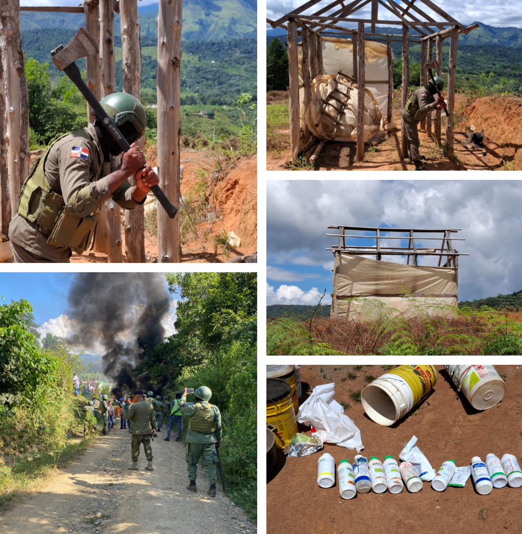 SENPA, Ministerio de Medio Ambiente y Procuraduría despejan zonas de Rancho arriba tras protestas por medidas medioambientales