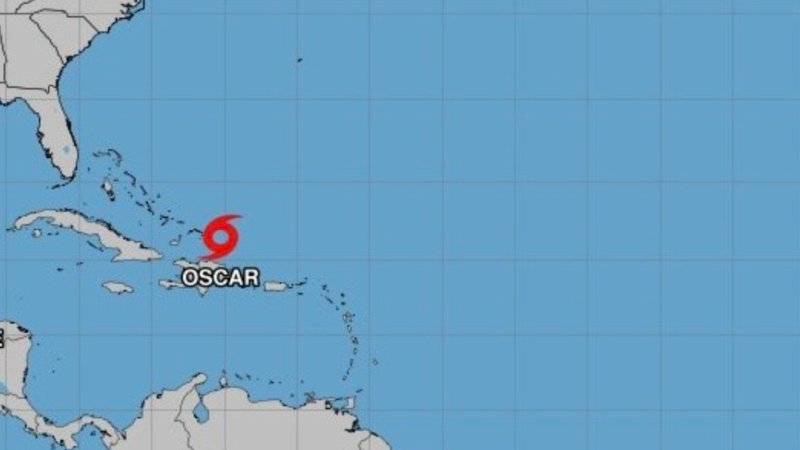 Se forma la tormenta tropical Óscar al norte de República Dominicana
