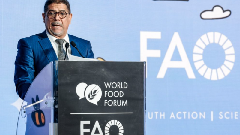 Ministro Agricultura RD: Limber Cruz dice en la FAO: “El mundo debe gastar menos en armamento y mas en comida”