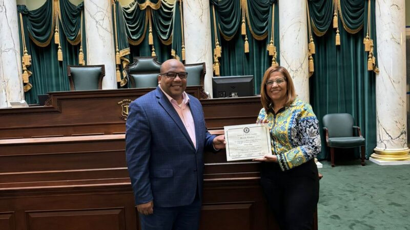 Wascar Rivera, Presidente del Programa Líderes SDO, es Reconocido por el Senado del Estado de Rhode Island