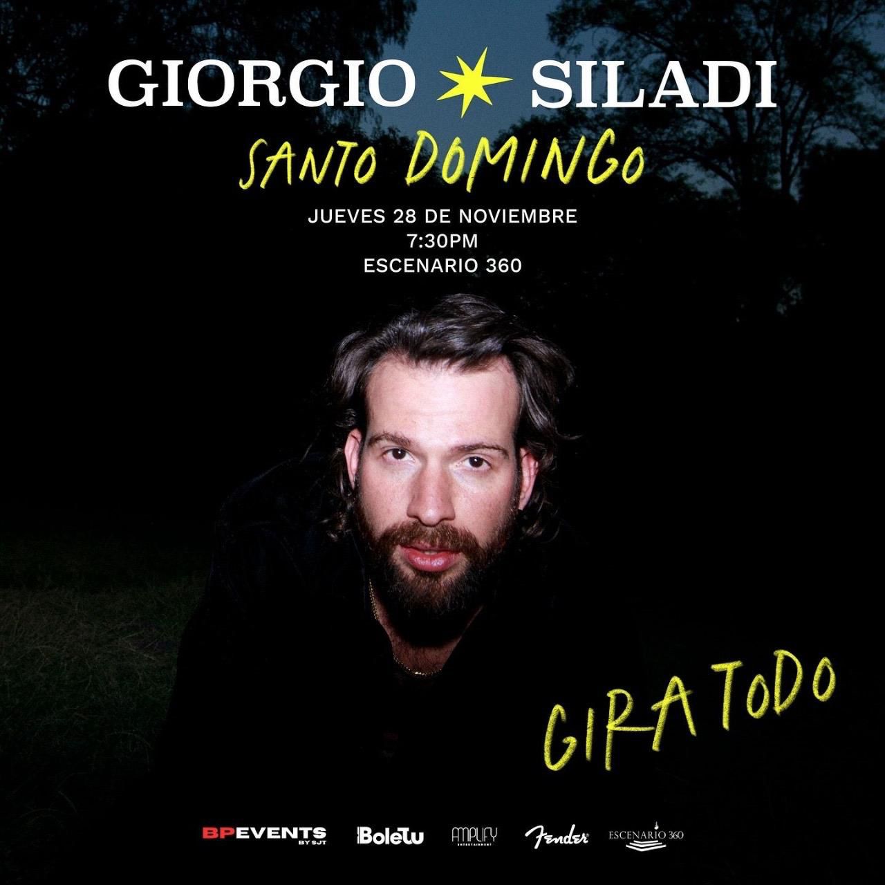 “Gira Todo” de Giorgio Siladi tendrá de invitados a Solo Fernández, Letón Pe, Snenie y Auro Sónico