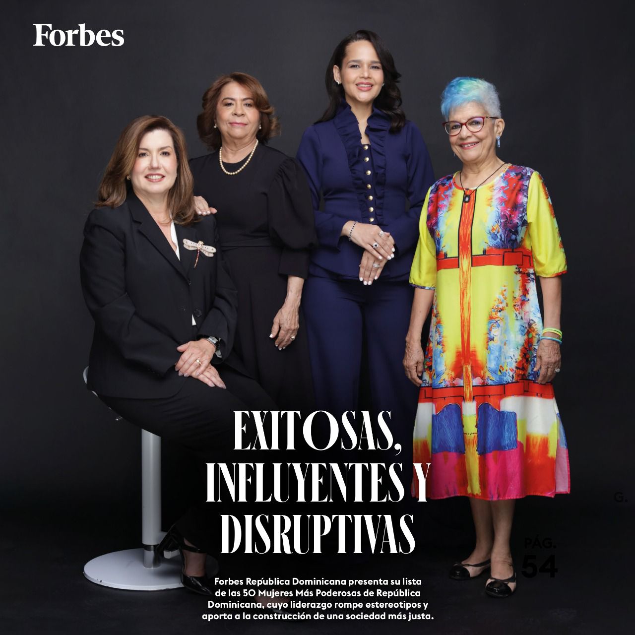 Dra. Amny Acosta Then    portada de Forbes español y reconocida entre las 50 mujeres más poderosas de RD