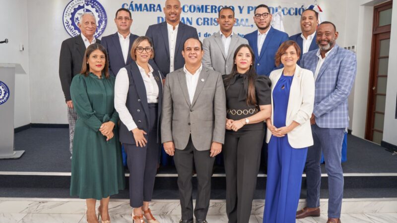 Reeligen a Victor Ramón Montás presidente de la Cámara de Comercio de San Cristóbal para el período 2025-2027