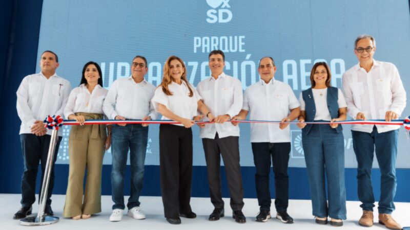 Banco Popular y Alcaldía del Distrito Nacional inauguran el parque Aesa