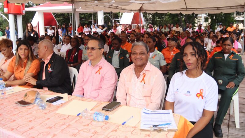 Conmemoración del Día Internacional de la Eliminación de la Violencia contra la Mujer en Santo Domingo Oeste