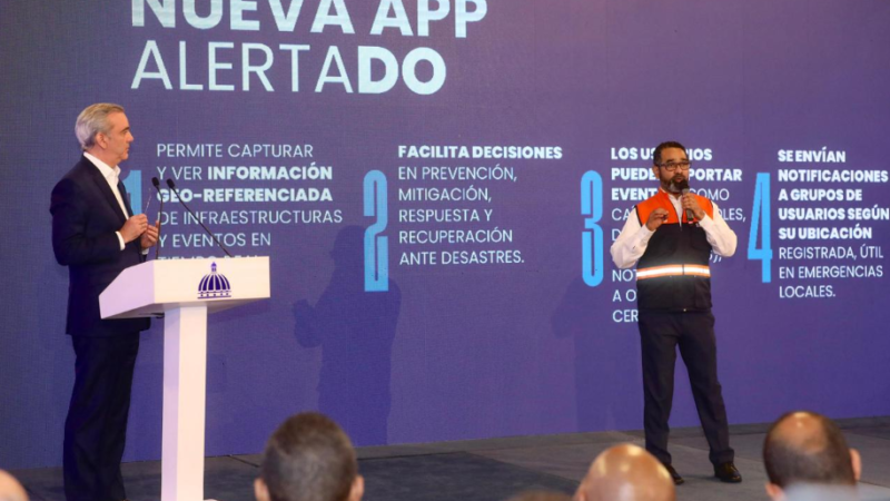 Gobierno lanzará App AlertaDO para advertir a tiempo emergencias