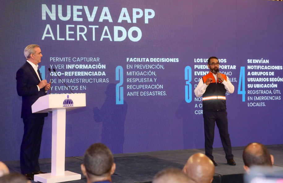 Gobierno lanzará App AlertaDO para advertir a tiempo emergencias