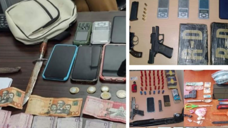Microtráfico: Desmantelan 15 puntos de droga y arrestan a 30 personas en Barahona