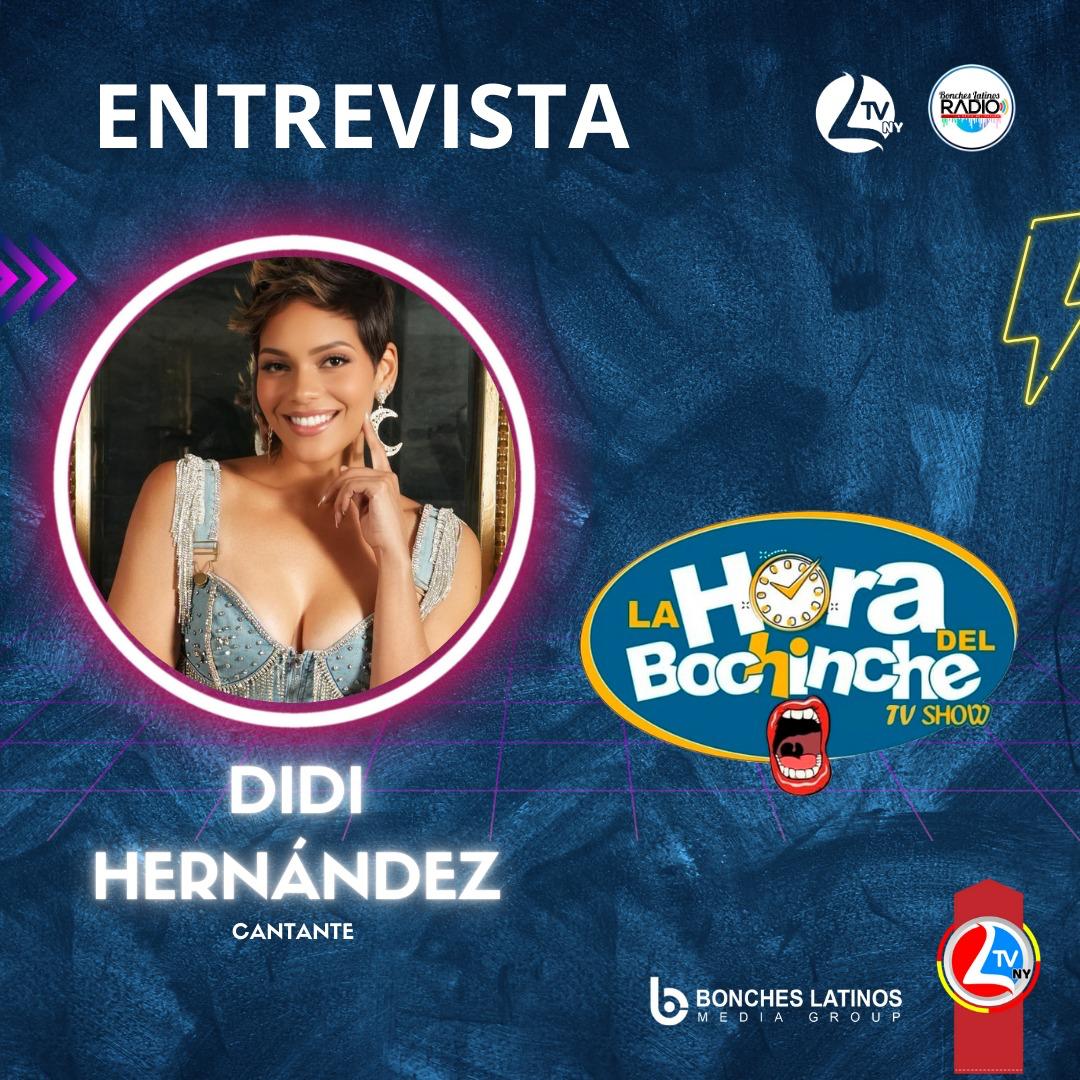 Este Viernes 8: Exclusiva con la talentosa cantante Didi Hernández,