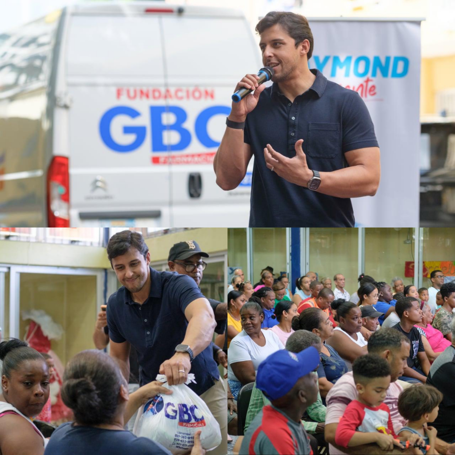 Raymond Rodríguez entrega 6 mil kits alimenticios a familias del Distrito Nacional para cenas de fin de año