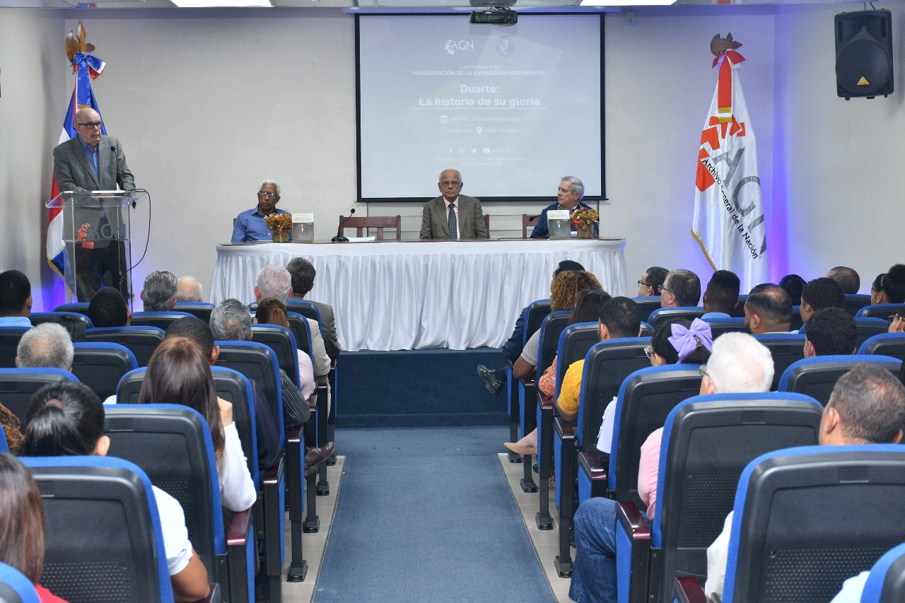 AGN y el Instituto Duartiano inauguran exposición documental de Duarte y presentan libro