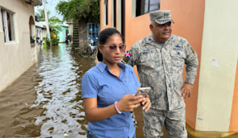 ASOJUVESO, pondera positivamente ejecutoria Comandante Base Aérea de Puerto Plata ante inundaciones y deslaves recientes.