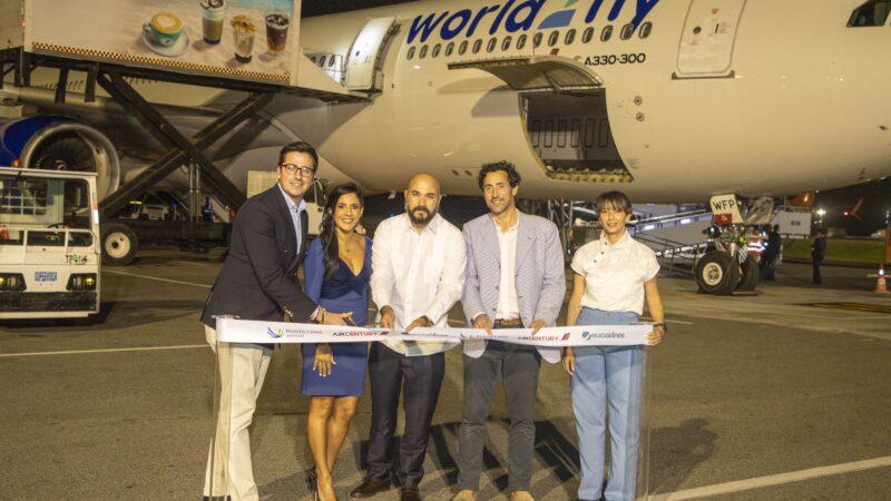 Air Century y Euroairlines inauguran nueva ruta París CDG-Punta Cana