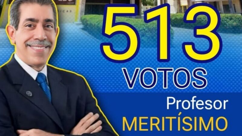 Jorge Asjana el más votado como Profesor Meritísimo en la Facultad de Ciencias de la Salud de la UASD 