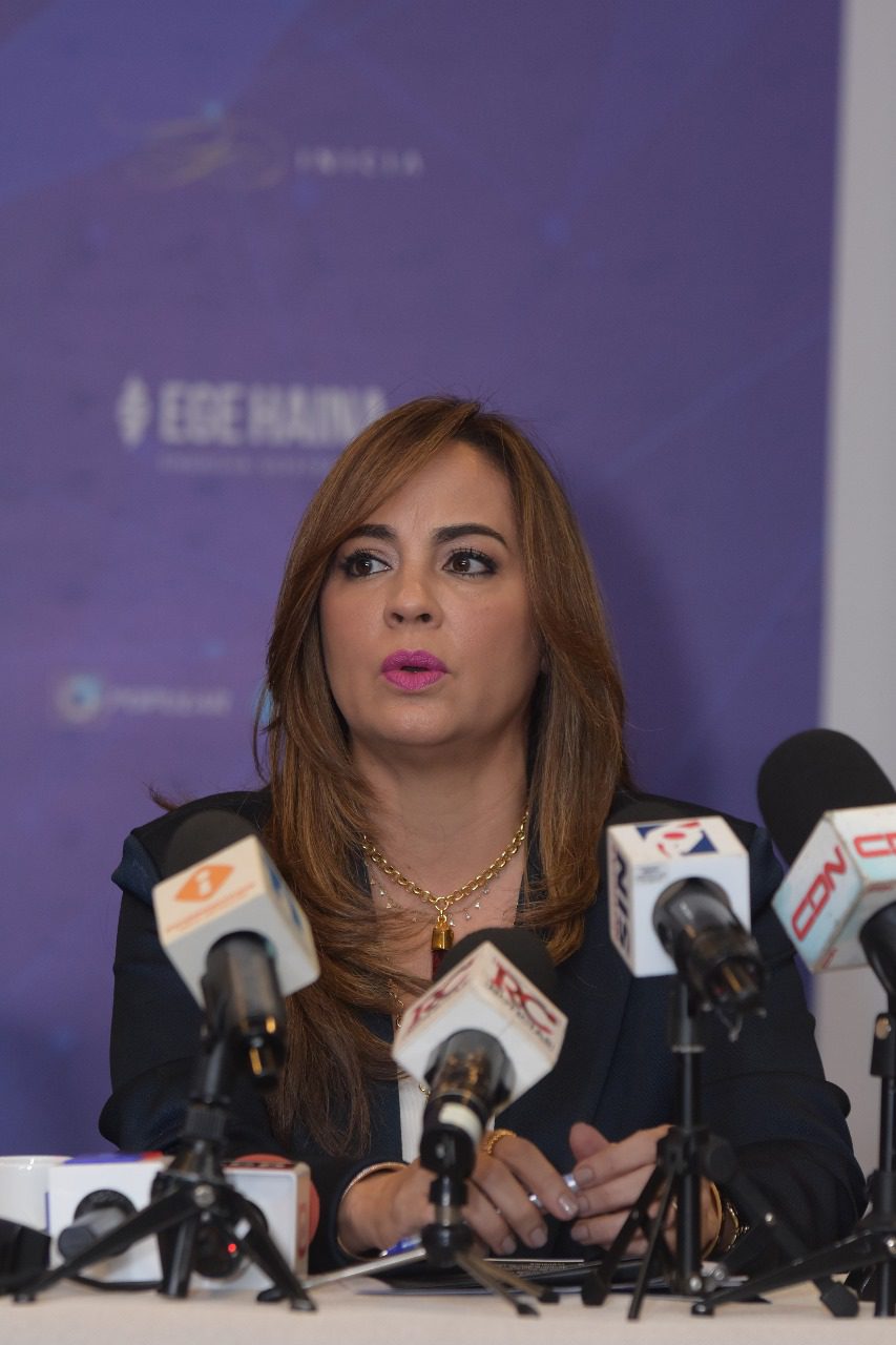 Declaraciones de la presidenta de la Copardom, Laura Peña Izquierdo, el lunes 24 de febrero, en la reunión del comité nacional de salarios