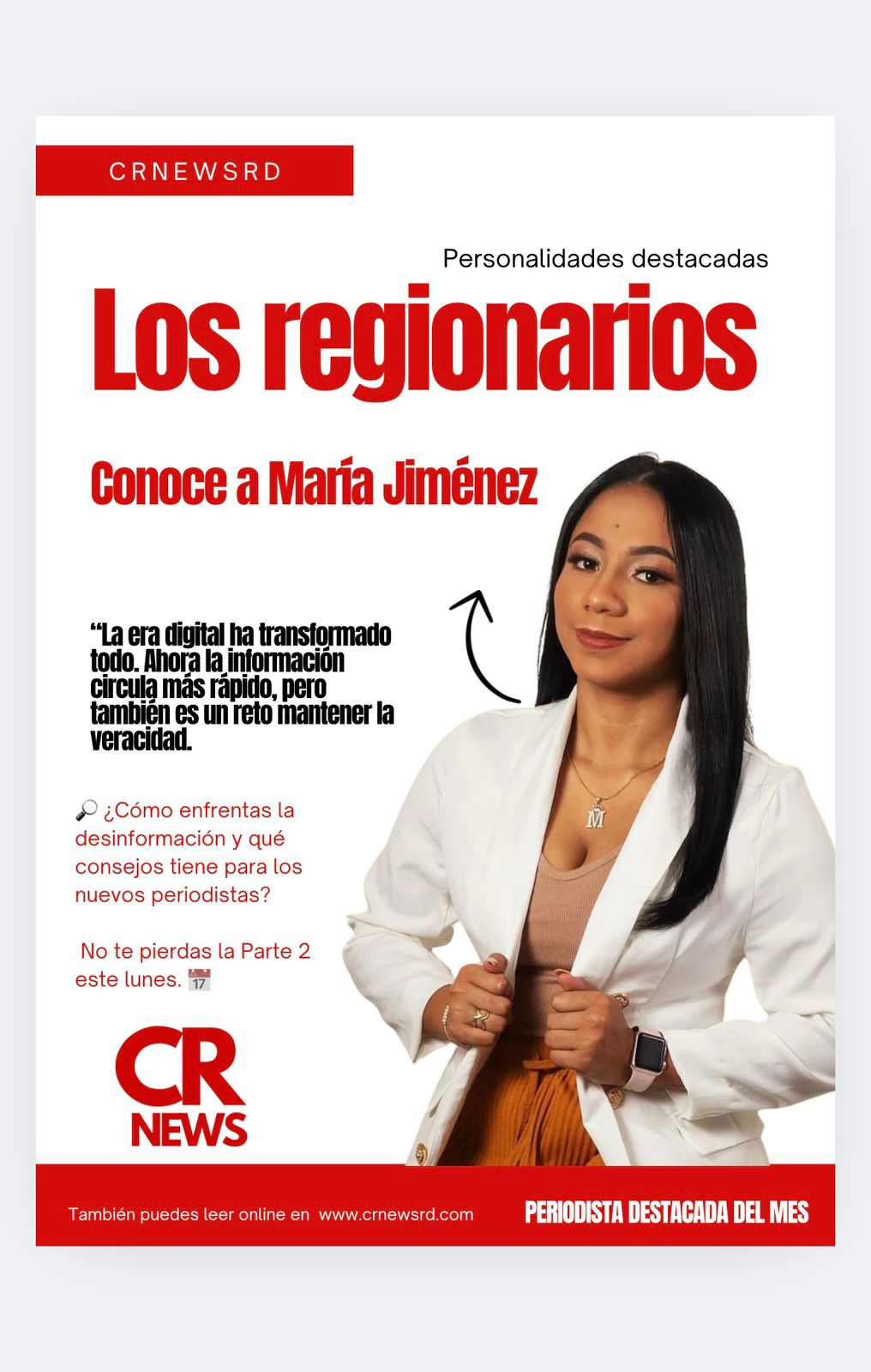 María Jiménez: “El Periodismo Digital Nos Reta a Ser Más Rápidos, Pero También Más Responsables”