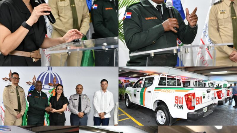 DIGESETT recibe de Interior y Policía camionetas y radares para reforzar seguridad vial