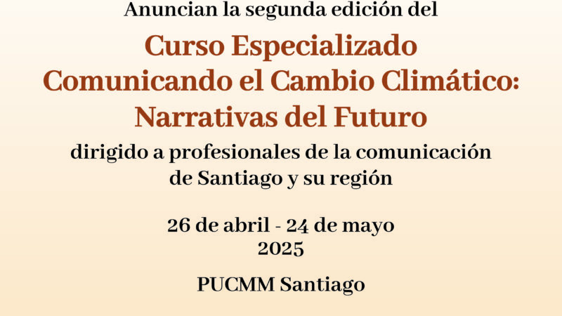 Sur Futuro anuncia segunda edición de curso de cambio climático para comunicadores en Santiago