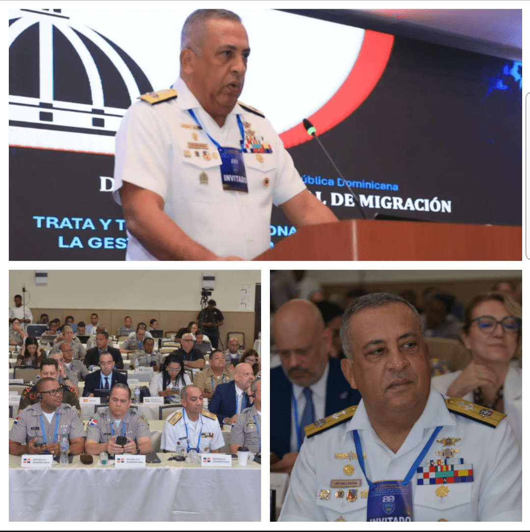 Vicealmirante Lee Ballester Plantea vínculo entre migración irregular la trata de personas y el crimen transnacional