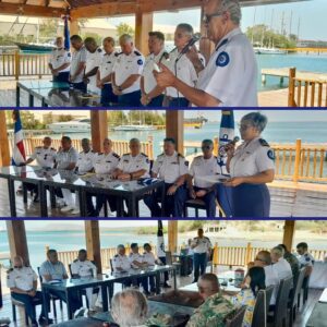 Auxiliares Navales Dominicanos (AND) realizaron el cambio de mando de la Flotilla de Palmar de Oco