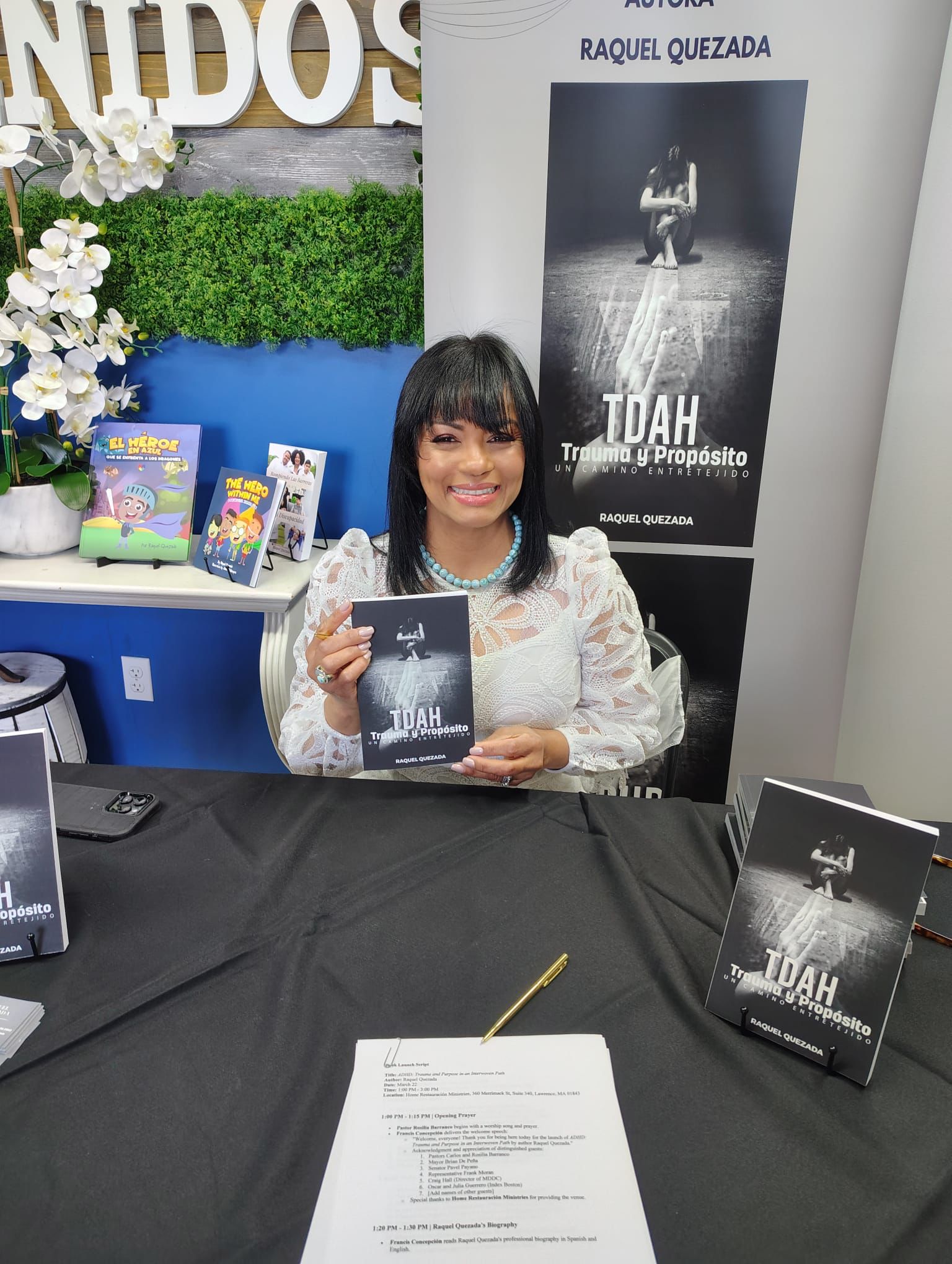 Raquel Quezada lanza con gran éxito su noveno libro: «TDAH, Trauma y Propósito: Un camino entretejido» en Lawrence.