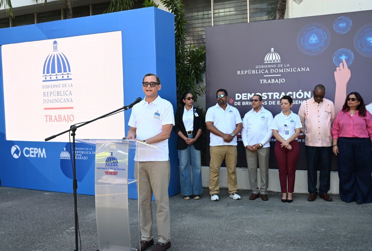 Ministerio de Trabajo realiza simulacro de brigadas de emergencia