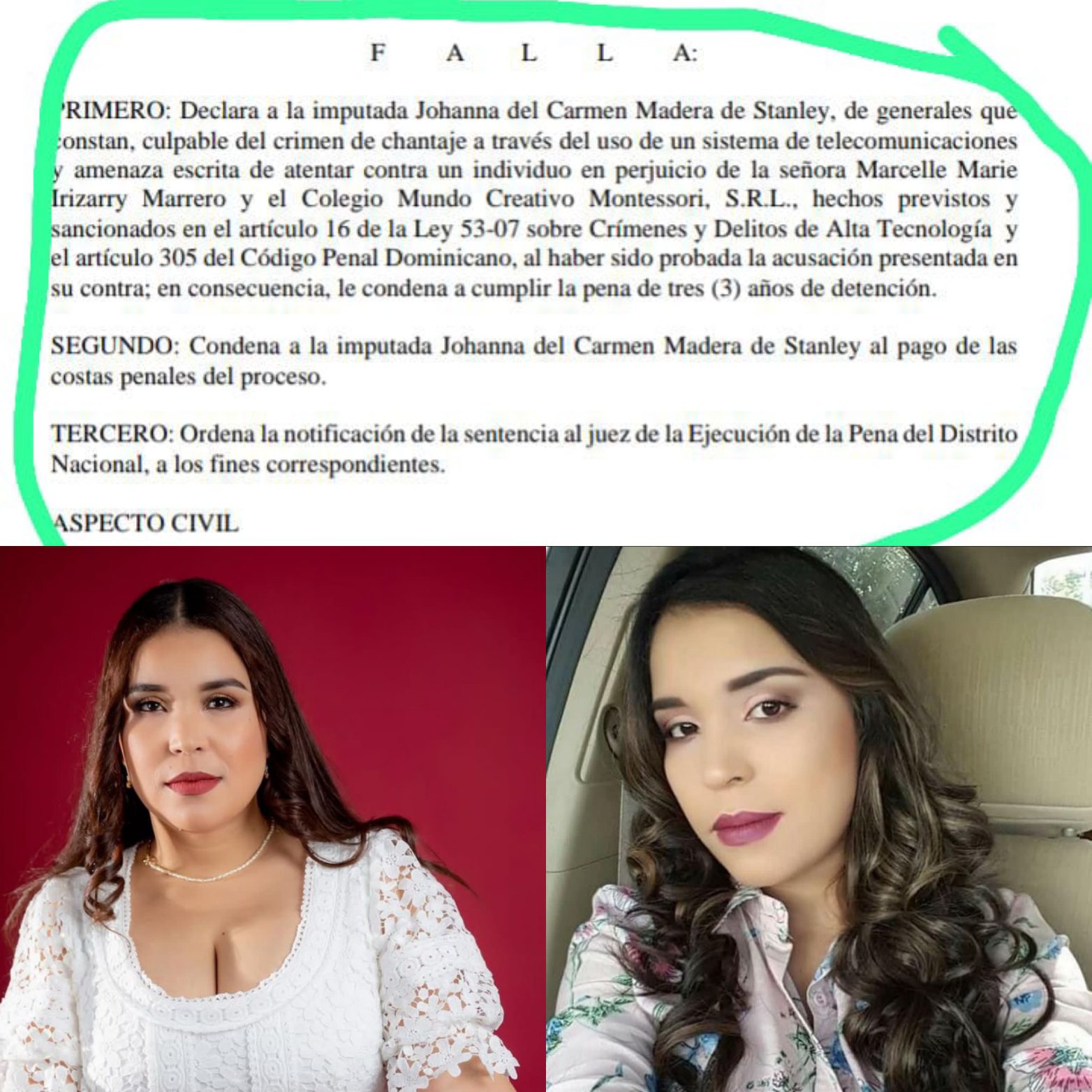 ¡Denuncia! Acusan a jueces y a Karla Fitch de manipular caso contra Johanna Madera de Stanley