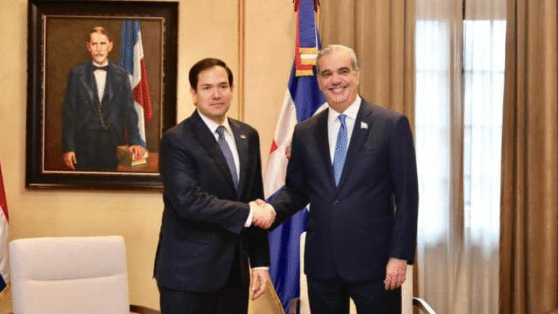 Marco Rubio y Luis Abinader tratan sobre combate a la inmigración irregular