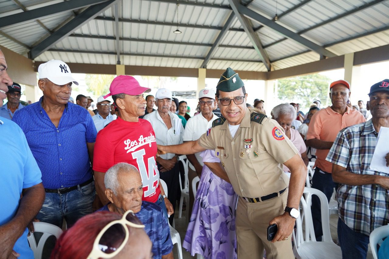 Ministerio de Defensa realiza encuentro con pensionados en Puerto Plata a través de la Junta de Retiro