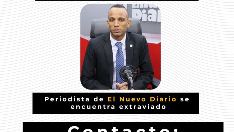 Reportan desaparición del periodista Edward Ramírez