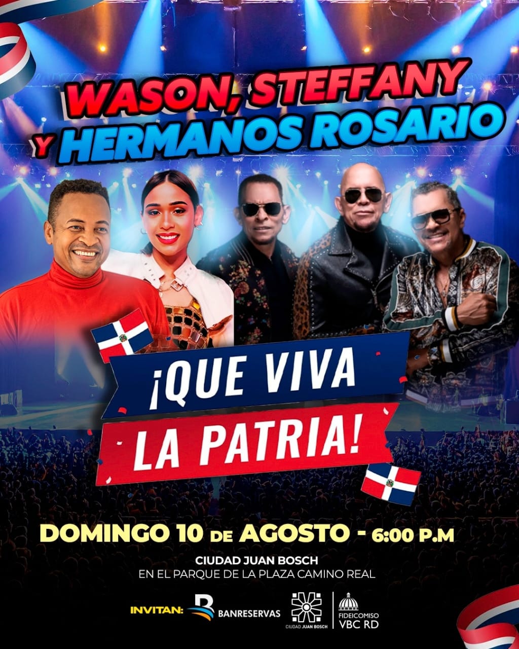 Celebración del 162 Aniversario de la Gesta Histórica de la Restauración invade la capital Dominicana a ritmo de Merengue, Bachata, Salsa y fusiones urbanas. 