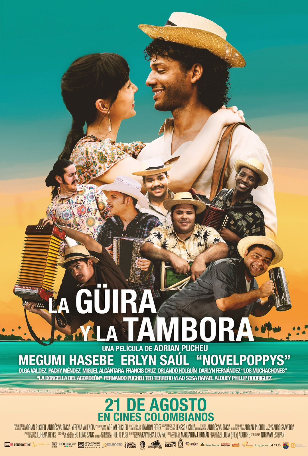 Erlyn Saúl se proyecta internacionalmente con el estreno de La Güira y la Tambora en Colombia