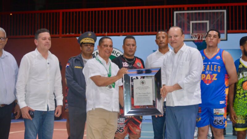 Acto Inaugural del XIV Torneo de Baloncesto Superior de Hato del Yaque