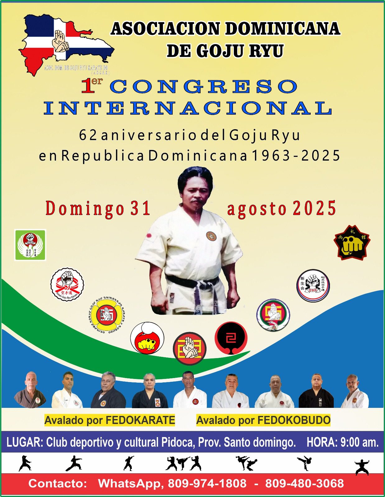 Anuncian realización del Congreso Internacional: Estudio-Práctica, Institucionalidad y Desarrollo del Goju-Ryu en RD