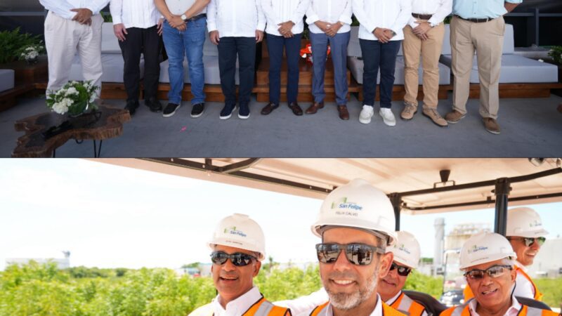 Ministro Joel Santos supervisa, junto al Gabinete Eléctrico, construcción Generadora San Felipe I   