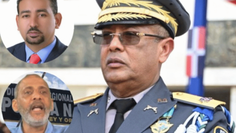 Director de la Policía Nacional se querella por difamación contra Nelson Gutiérrez y Joan Santana