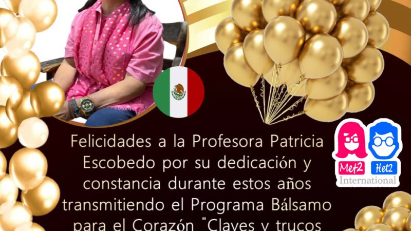 Patricia Escobedo celebra 5 años de inspiración con «Bálsamo para el Corazón»