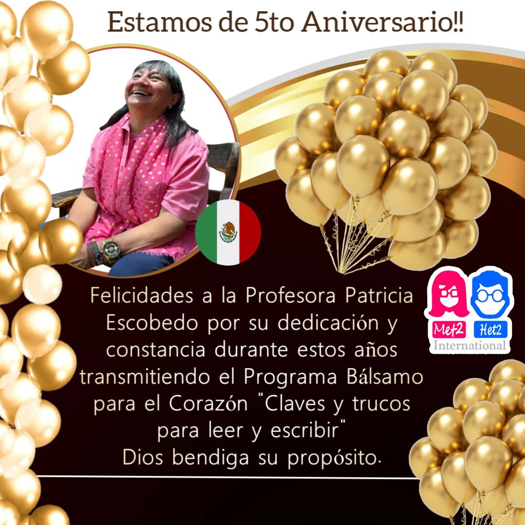 Patricia Escobedo celebra 5 años de inspiración con «Bálsamo para el Corazón»