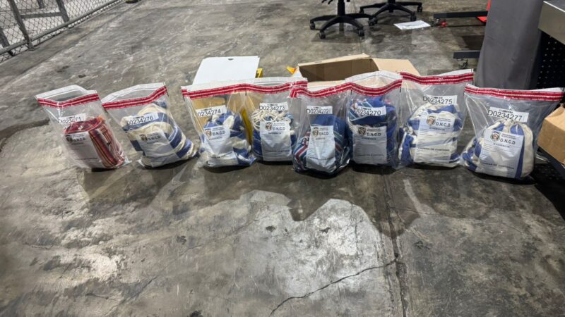 DNCD frustra envío de nueve hamacas de telas impregnada con presunta cocaína