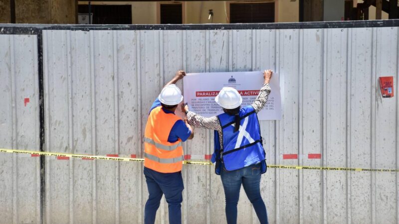 Ministerio de Trabajo paralizó 15 torres de 33 inspeccionadas en el Distrito Nacional