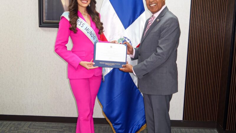 Miss Mundo Dominicana Mayra Delgado recibe cuatro reconocimientos en New Jersey