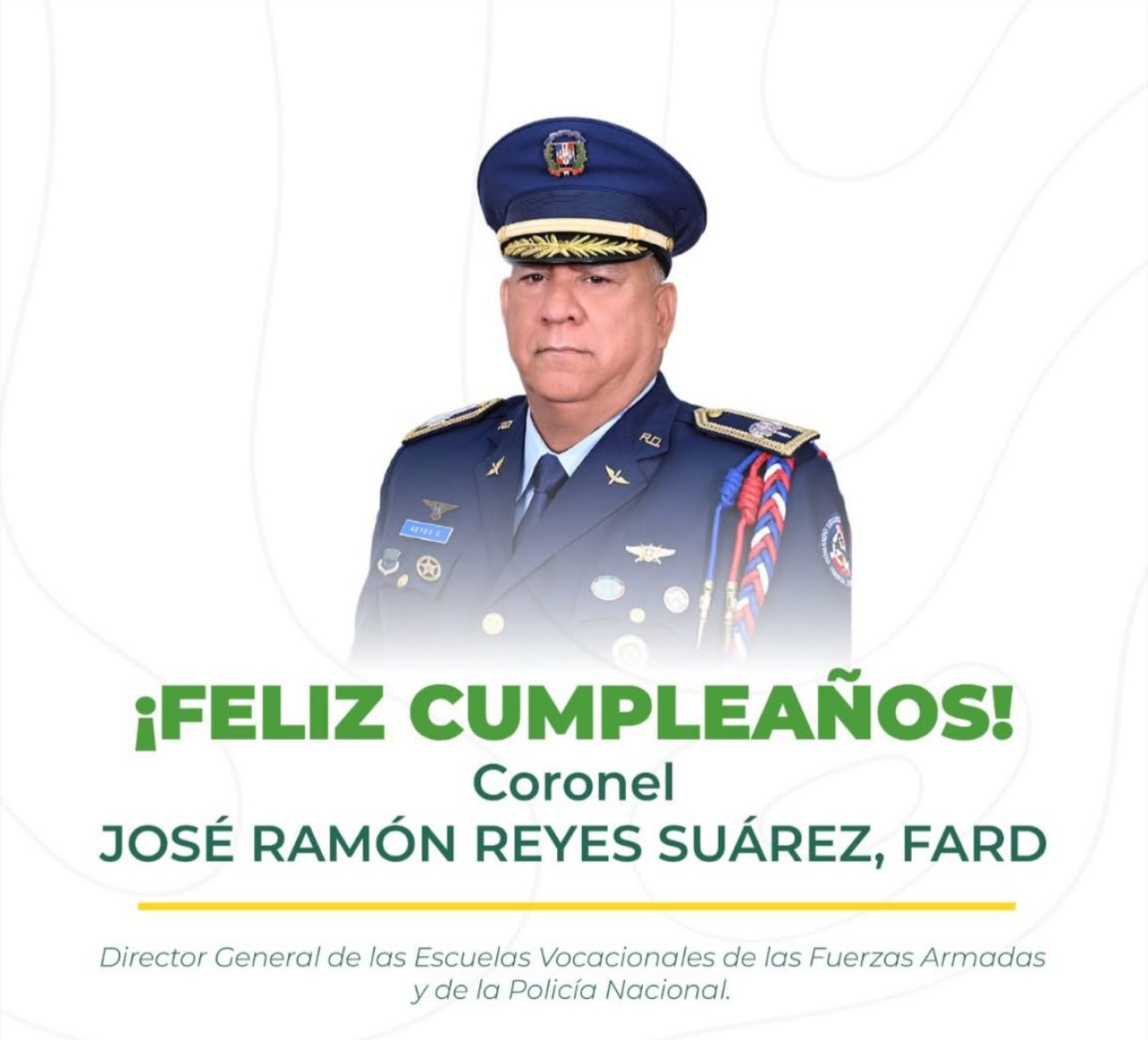 «De Frente a la Verdad» felicita al Coronel José Ramón Reyes Suárez, un líder al servicio de la patria